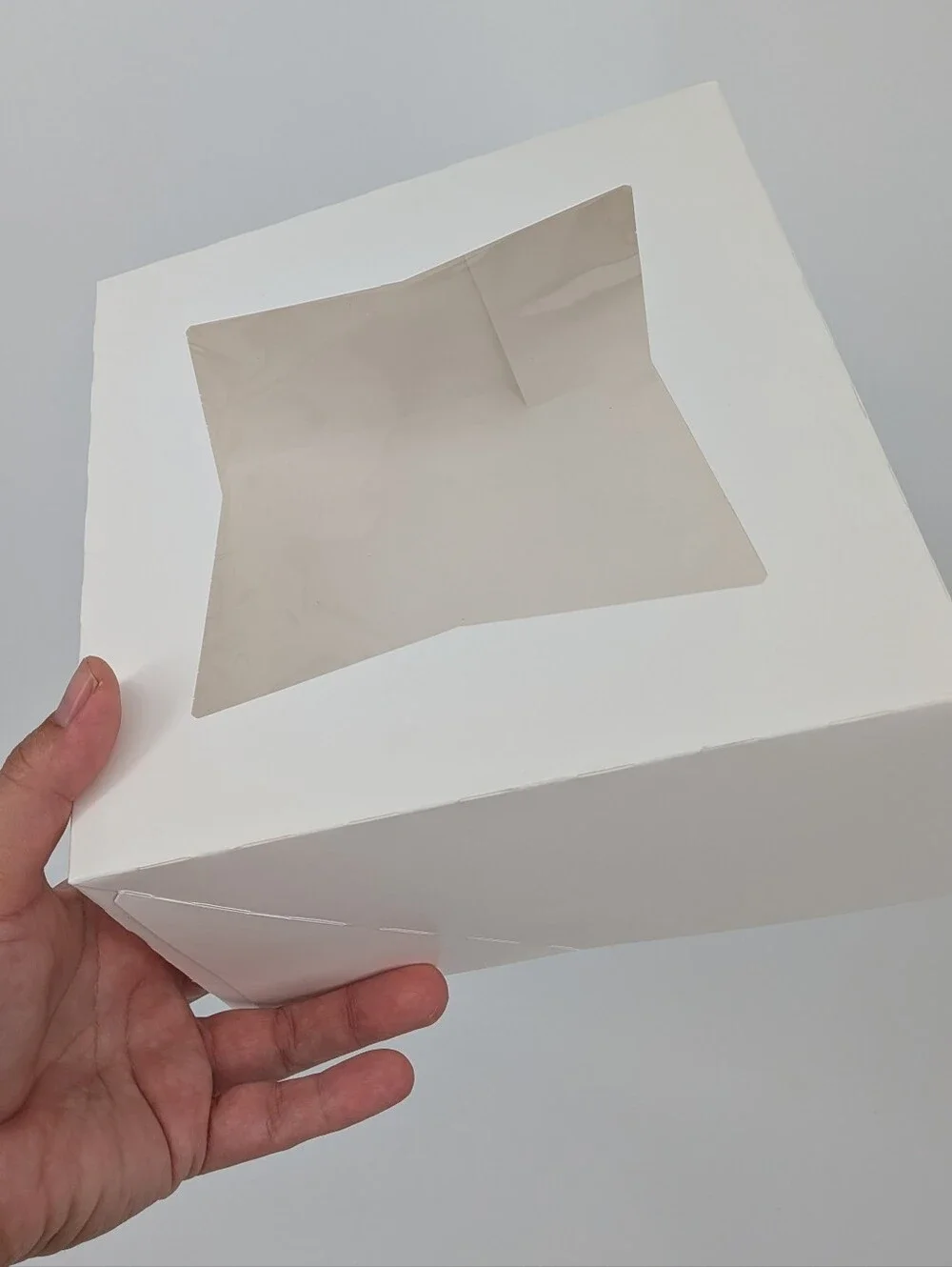 25 Cake Dessert Cookies Pie Boxes With Window White